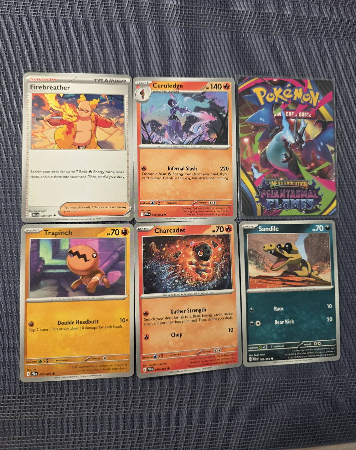 Pokémon Cards for Sale - Ceruledge, Charcadet, Trapinch & More