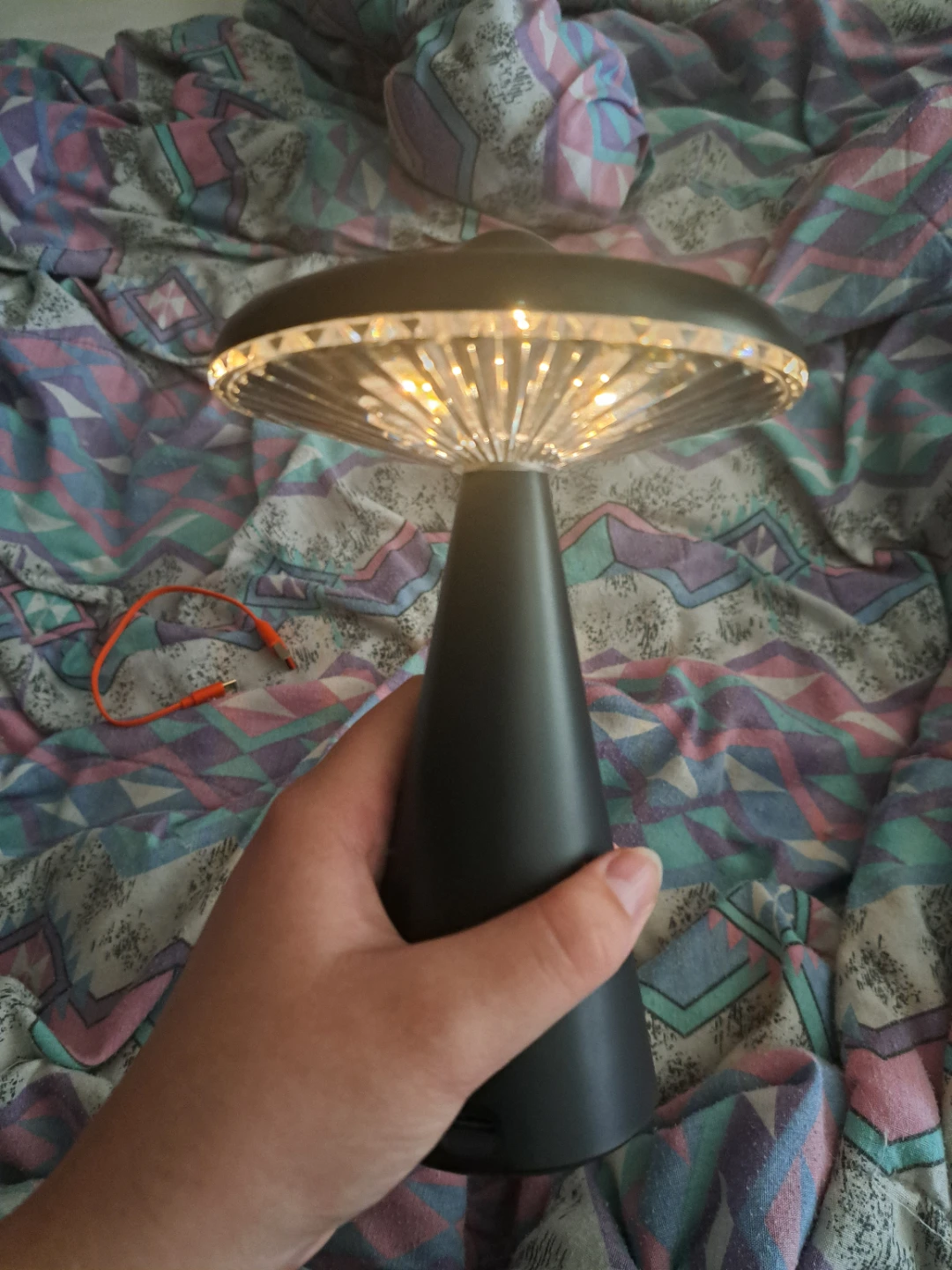 Portable Mushroom Shaped LED Lamp - photo 3