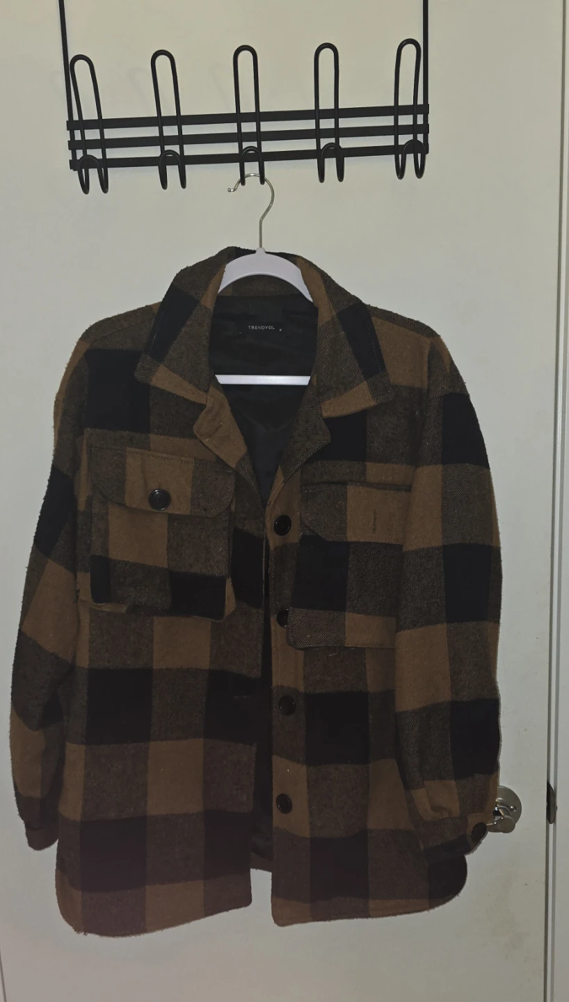 TRENDYOL Plaid Shacket