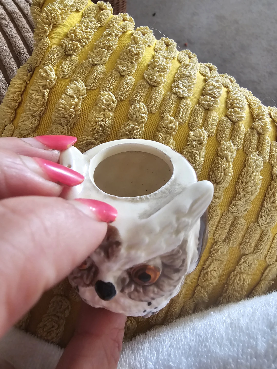 Ceramic Owl Creamer Vintage Pitcher - photo 5