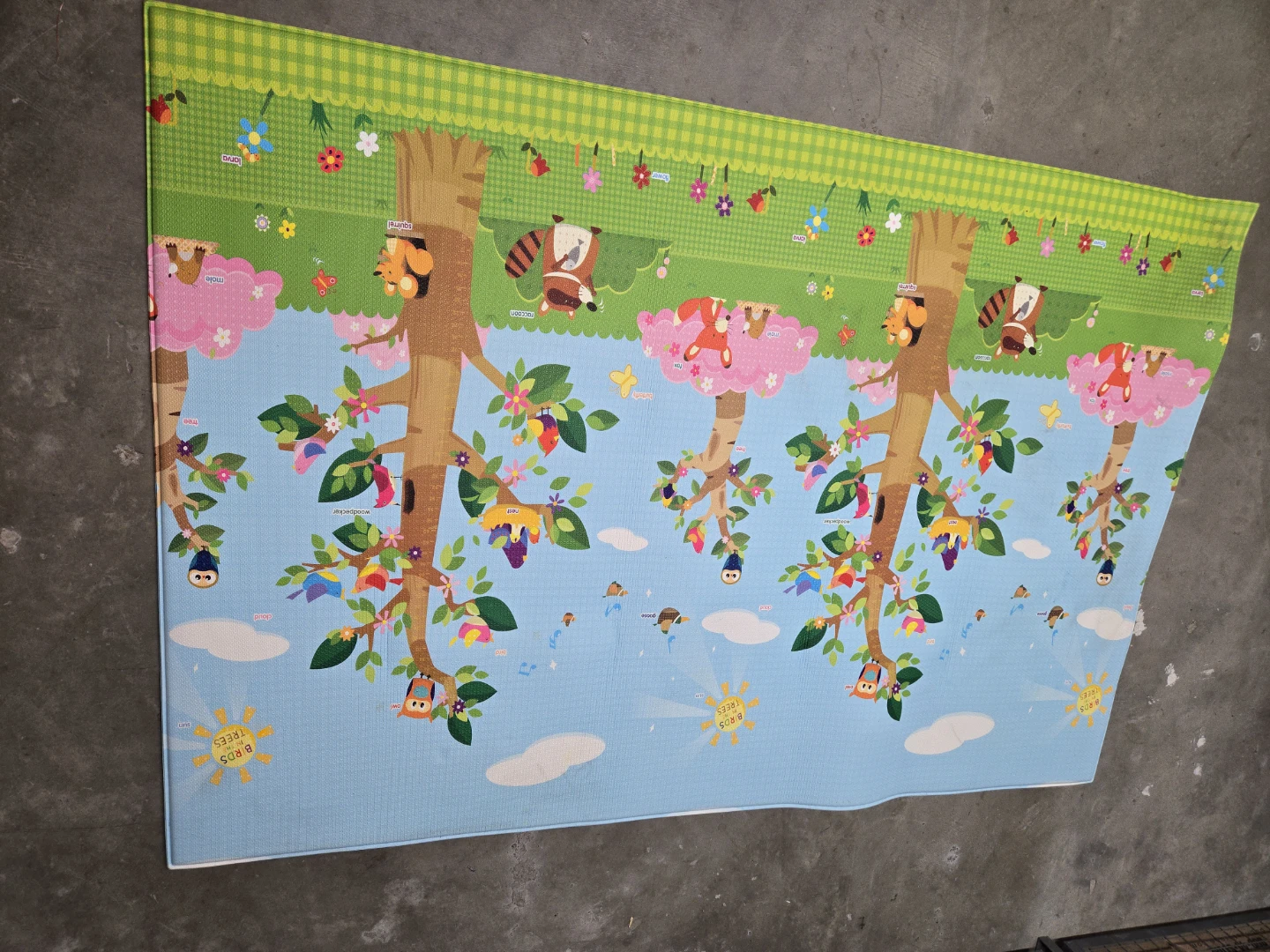 Children's Play Mat with Animals and Trees - photo 5