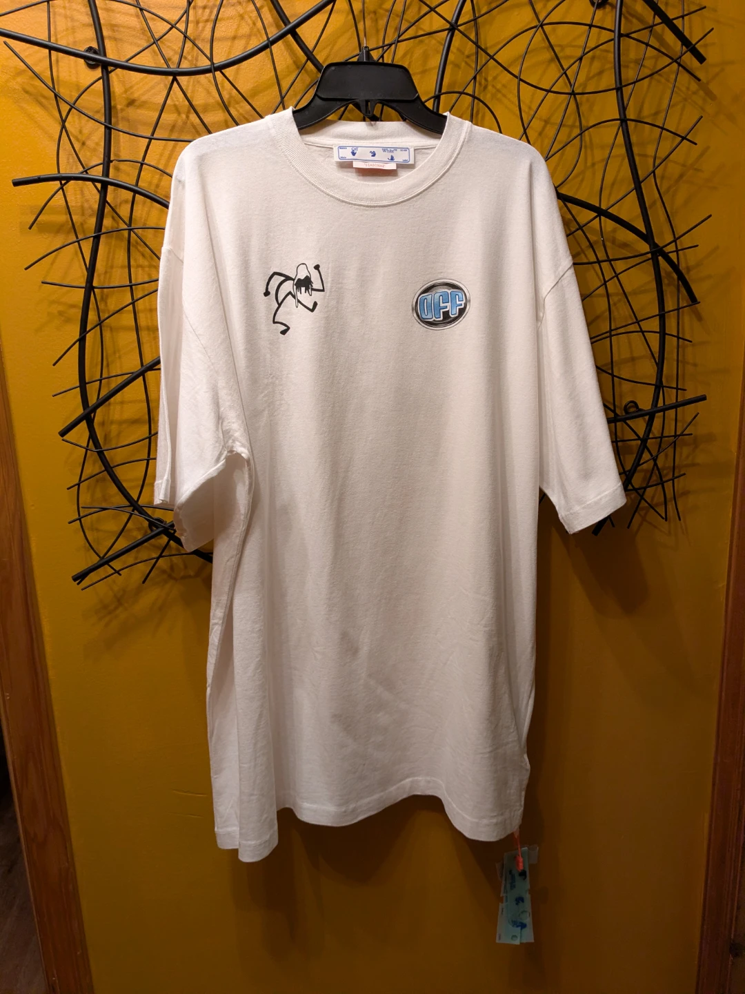 Off-White White Oversized Graphic T-Shirt – New With Tags - photo 4