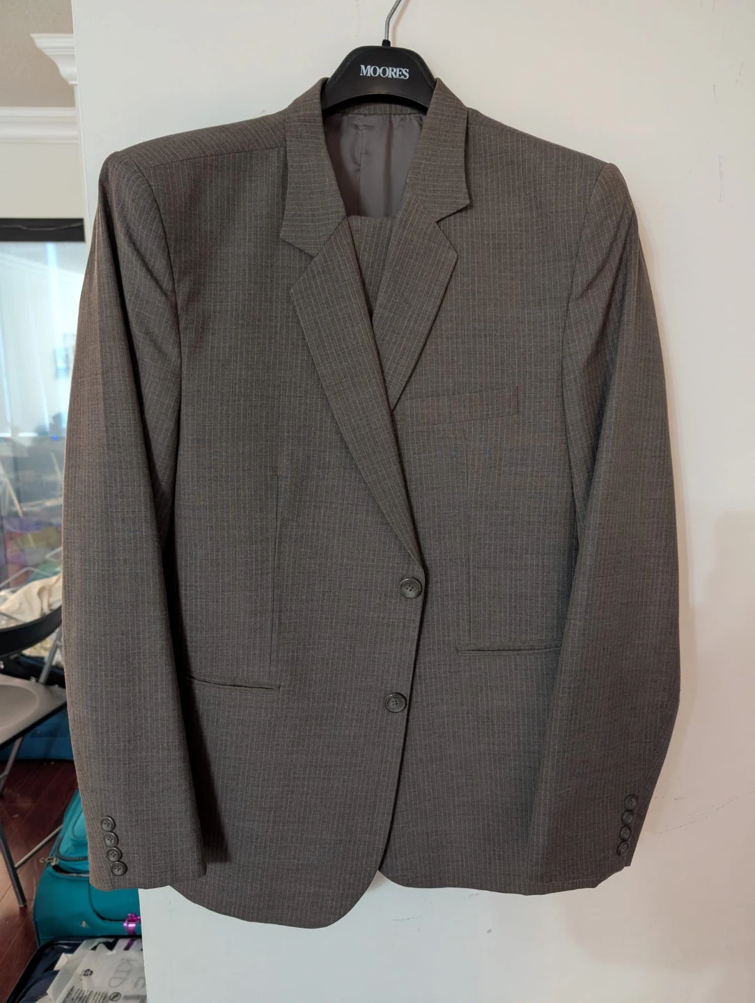 Handmade Custom Men's Pinstripe Suit