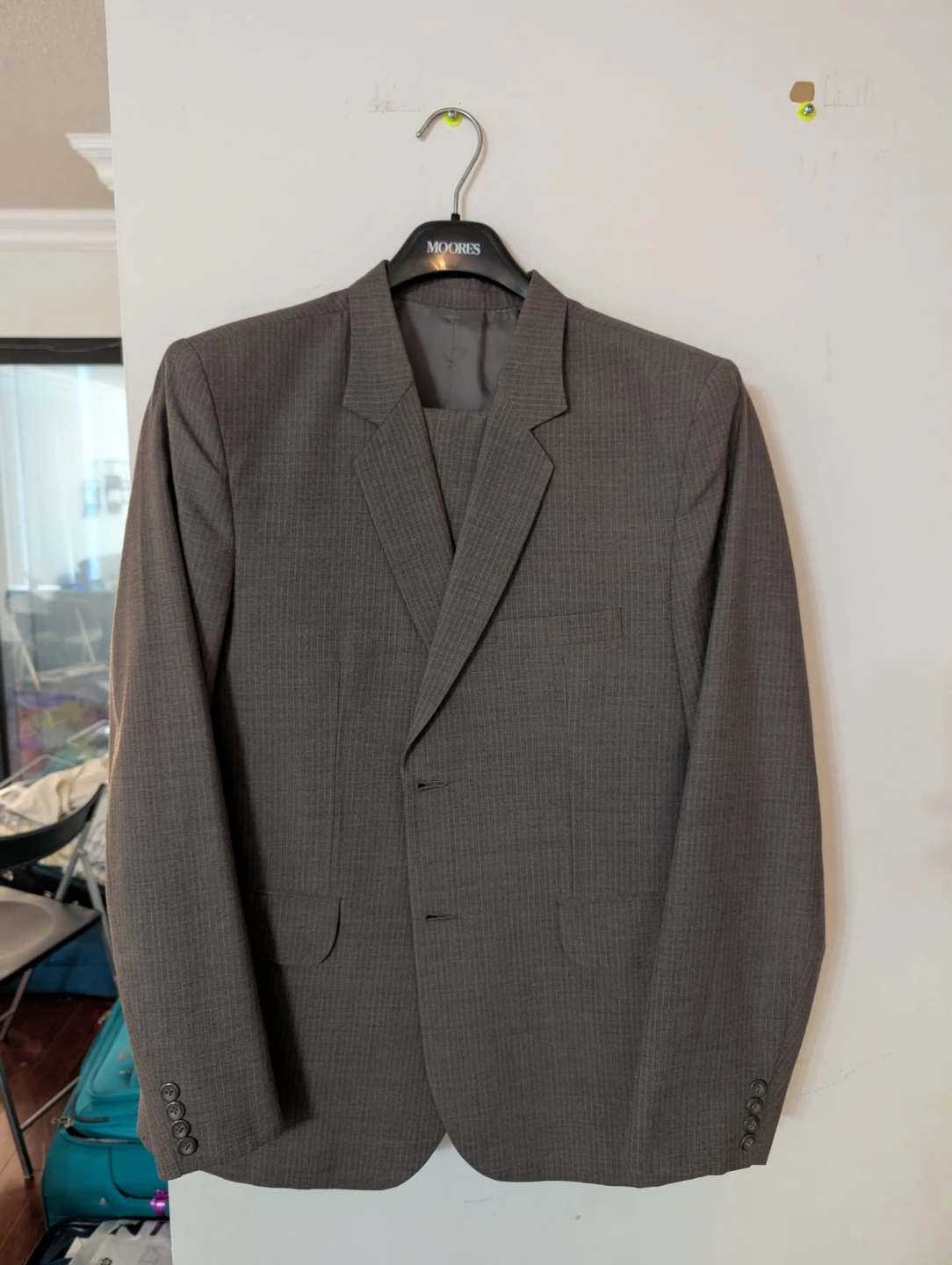 Handmade Custom Men's Pinstripe Suit - photo 3