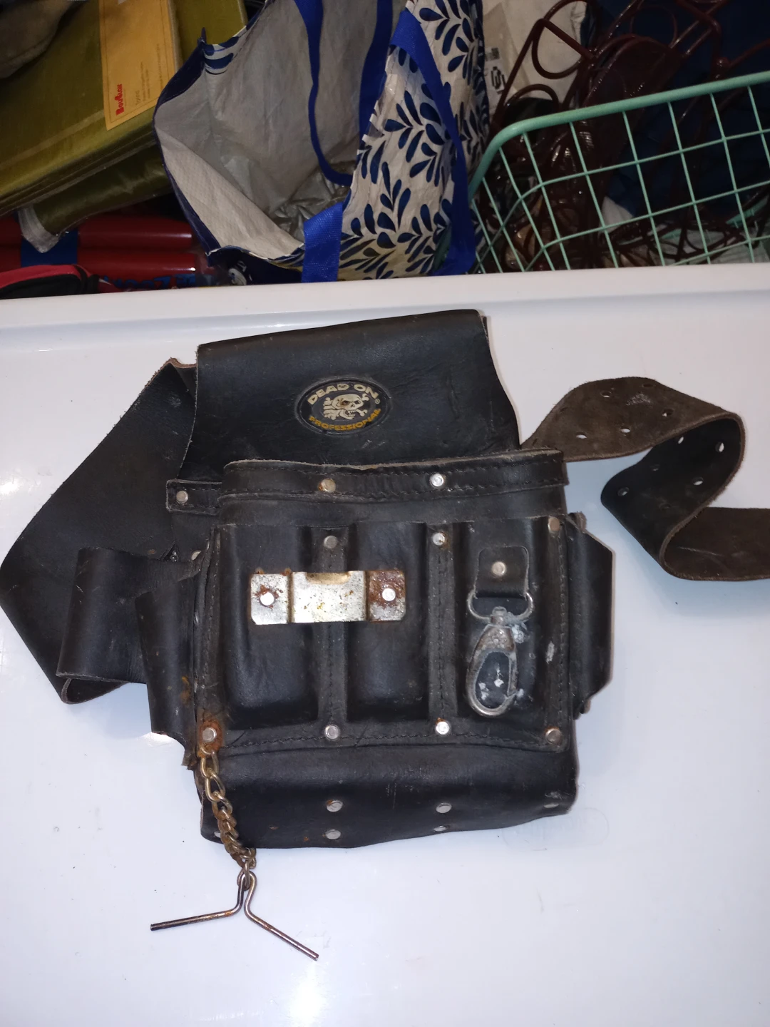 Leather Tool Belt Holder