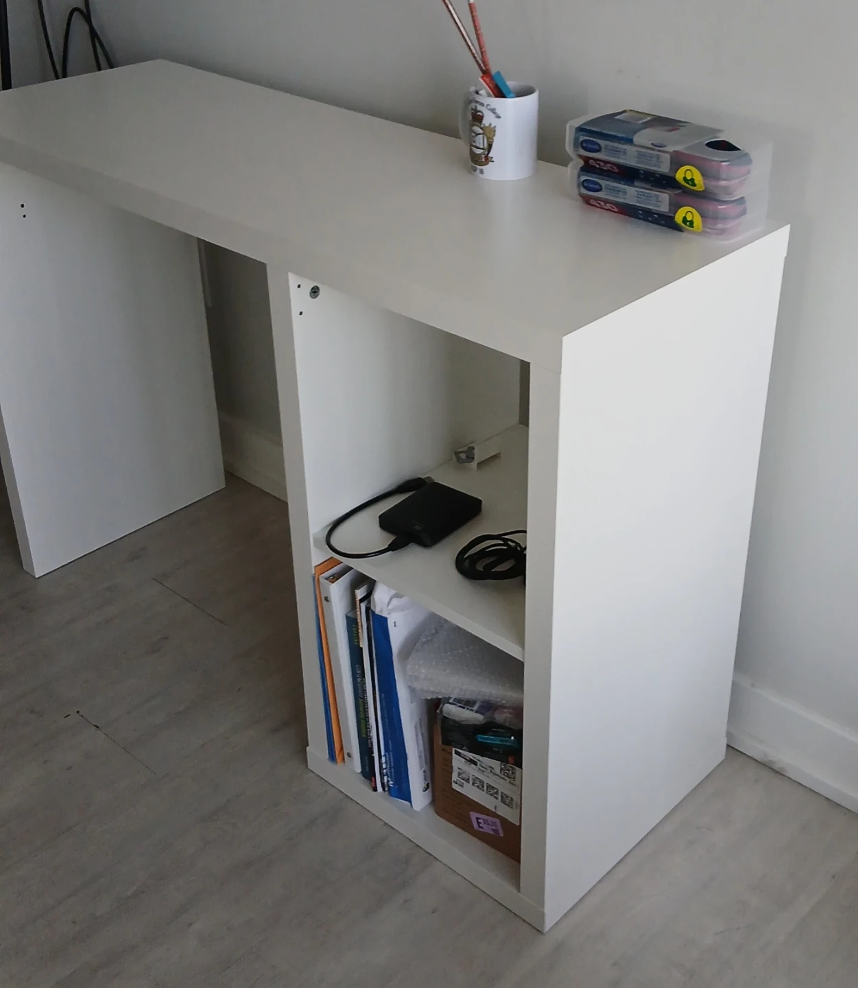 IKEA KALLAX Desk - White