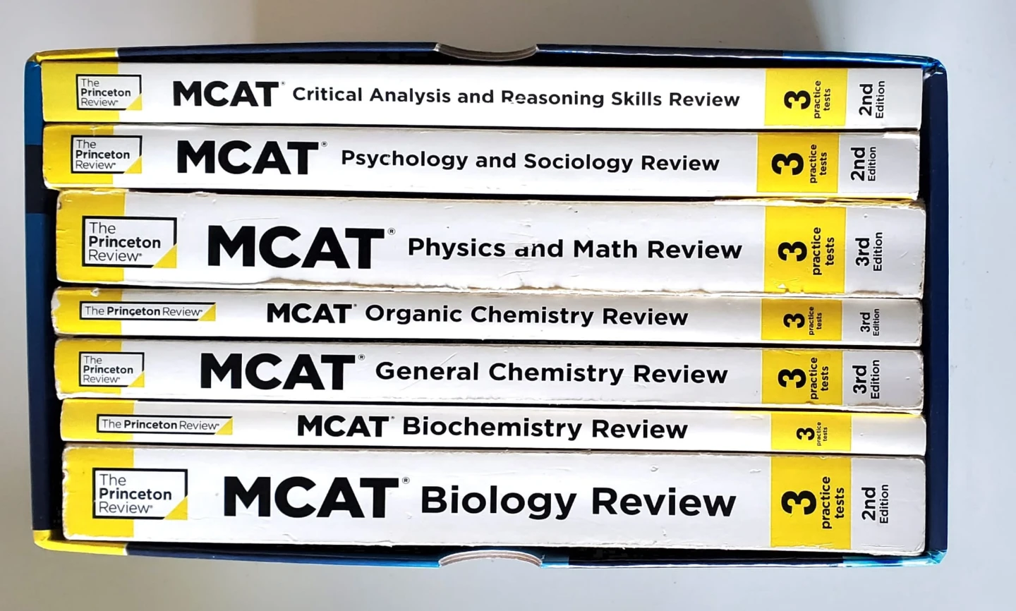 The Princeton Review MCAT Subject Review Complete Set .
