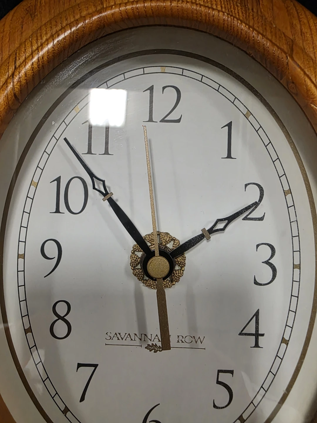 Savannah Row Wooden Wall Clock - photo 2