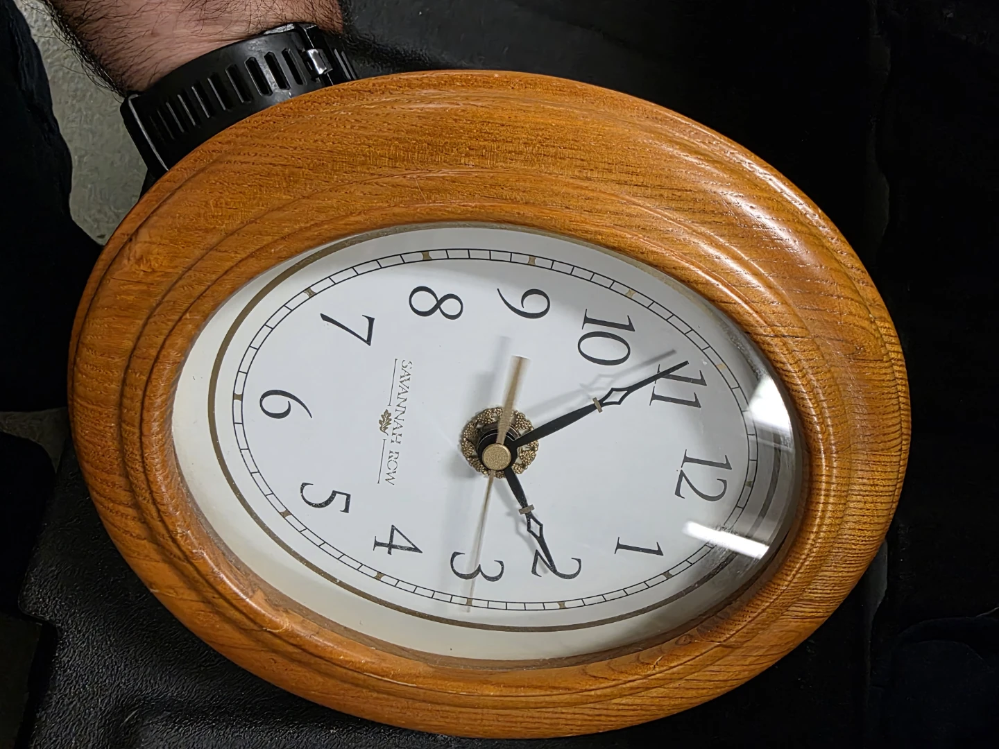 Savannah Row Wooden Wall Clock - photo 3
