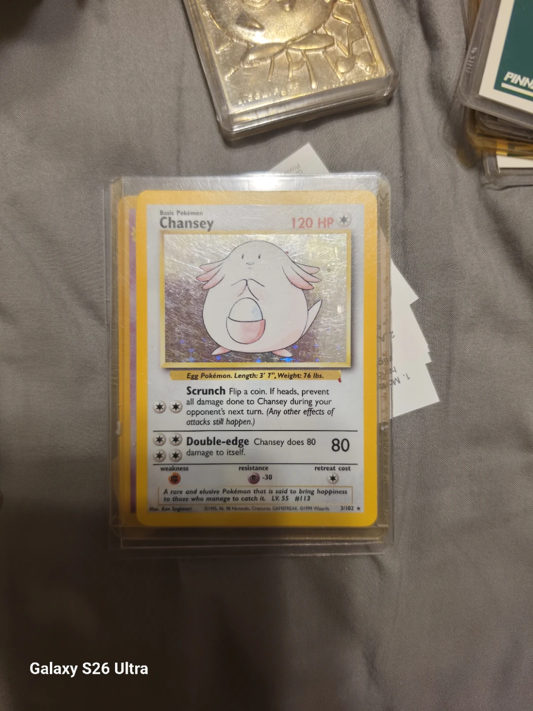 Pokemon Chansey Trading Card
