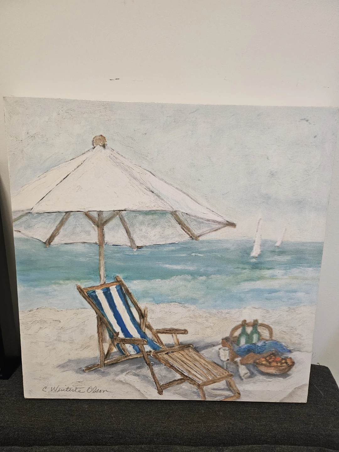 Canvas Wall Art - Beach Scene - photo 3