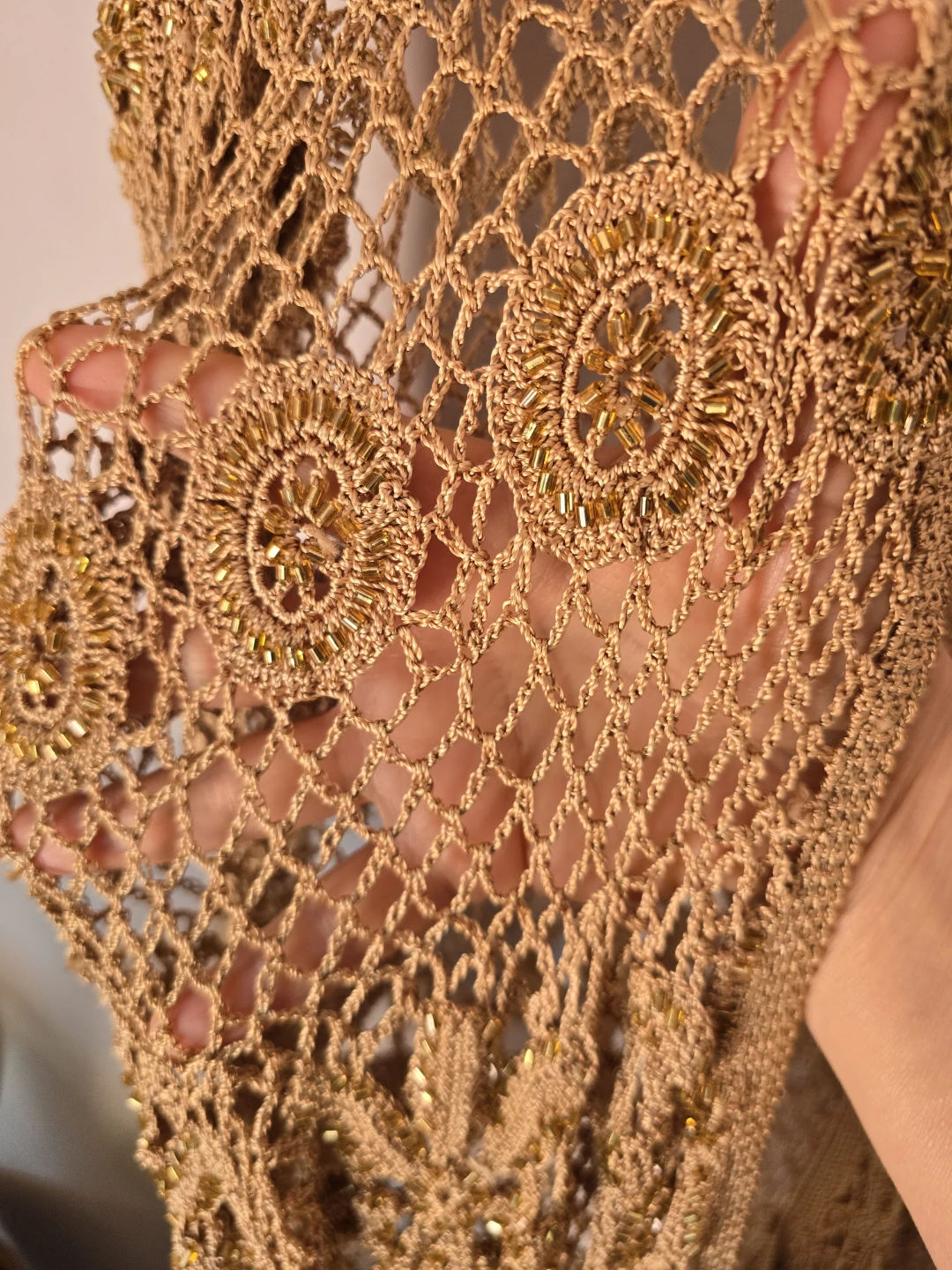 Beaded Crochet Cardigan - photo 3
