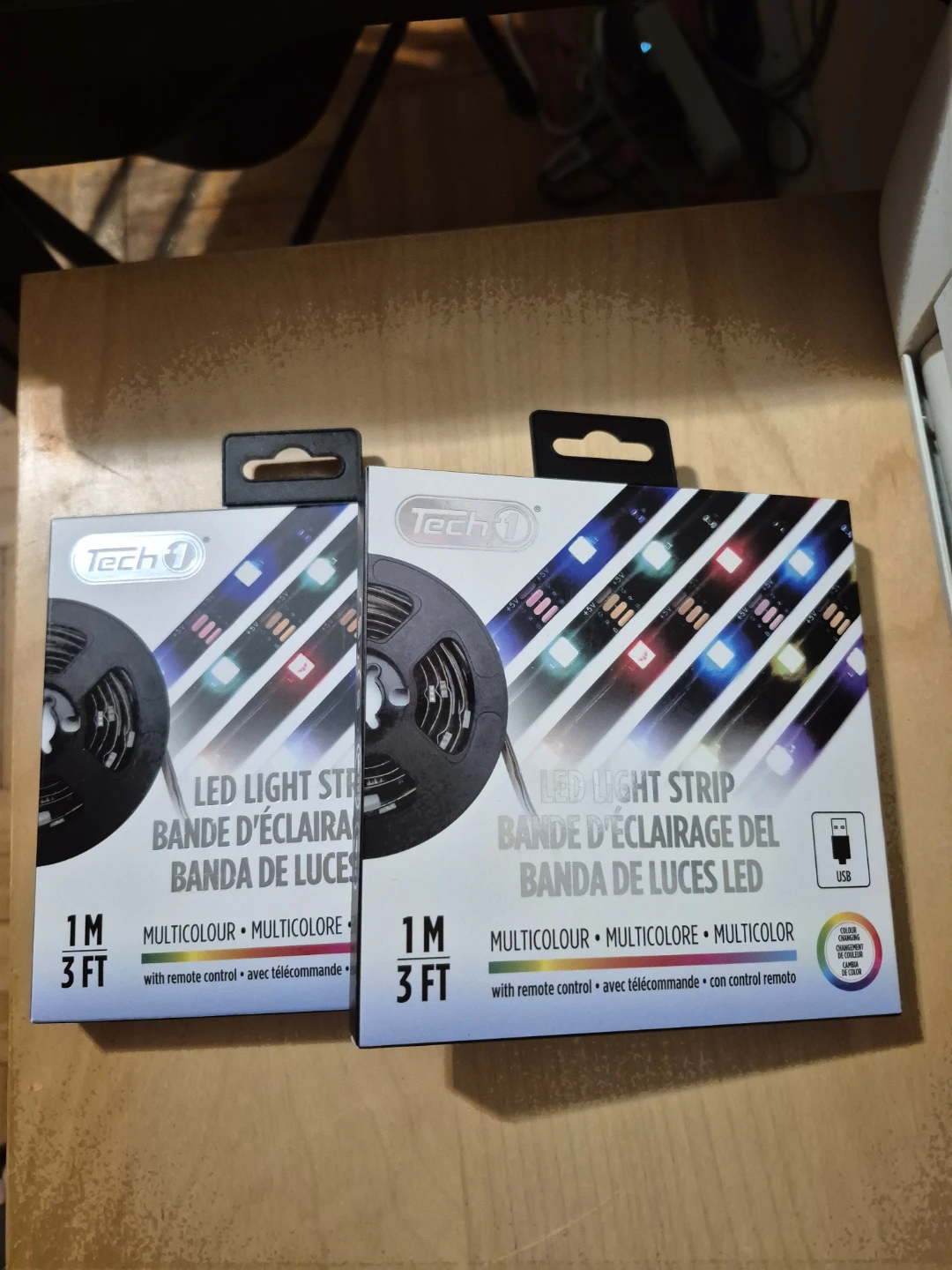 BNIB) LED Light Strip /3FT With Remote