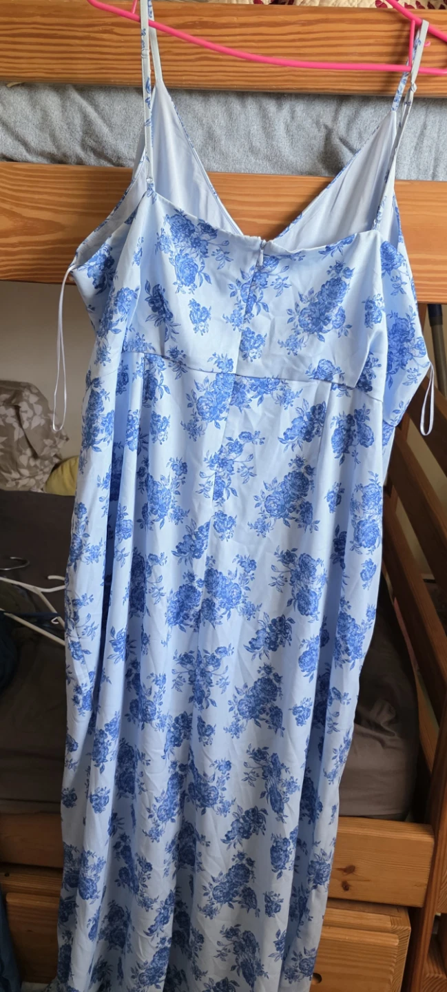 CHELSEA Blue Floral Maxi Dress 3X
