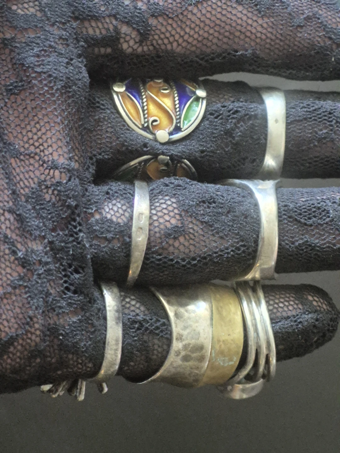 Vintage sterling silver rings - photo 5