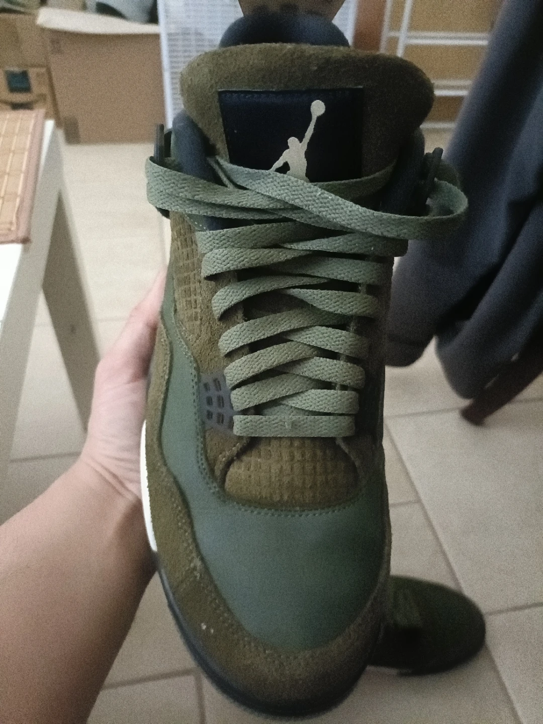Air Jordan 4 Retro SE 'Craft' Olive - photo 2