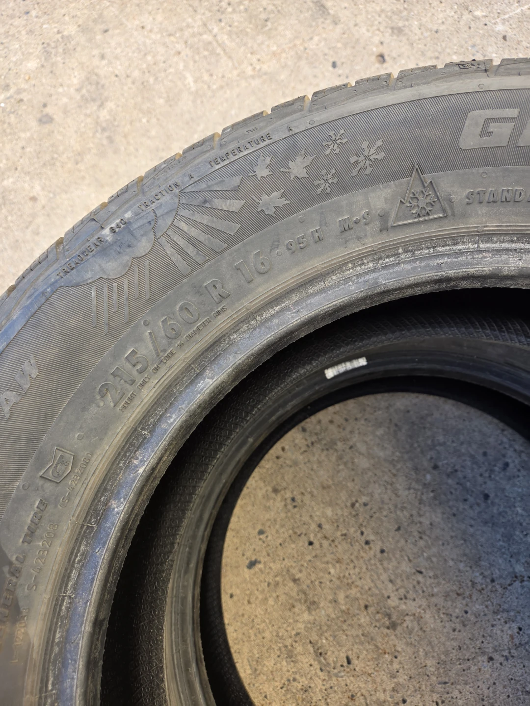 General Altimax 215/60 R 16 Tires (Set of 4) - photo 3