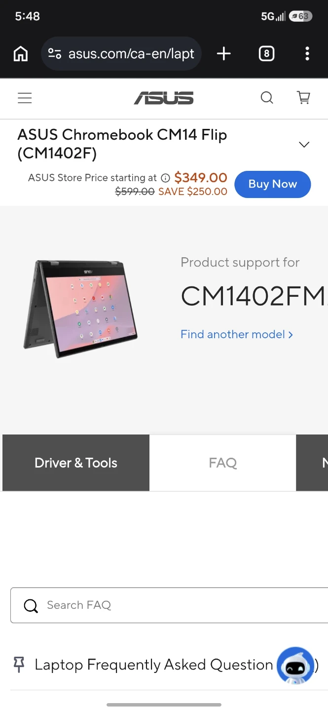 ASUS Chromebook CM14 Flip (CM1402F) - photo 4