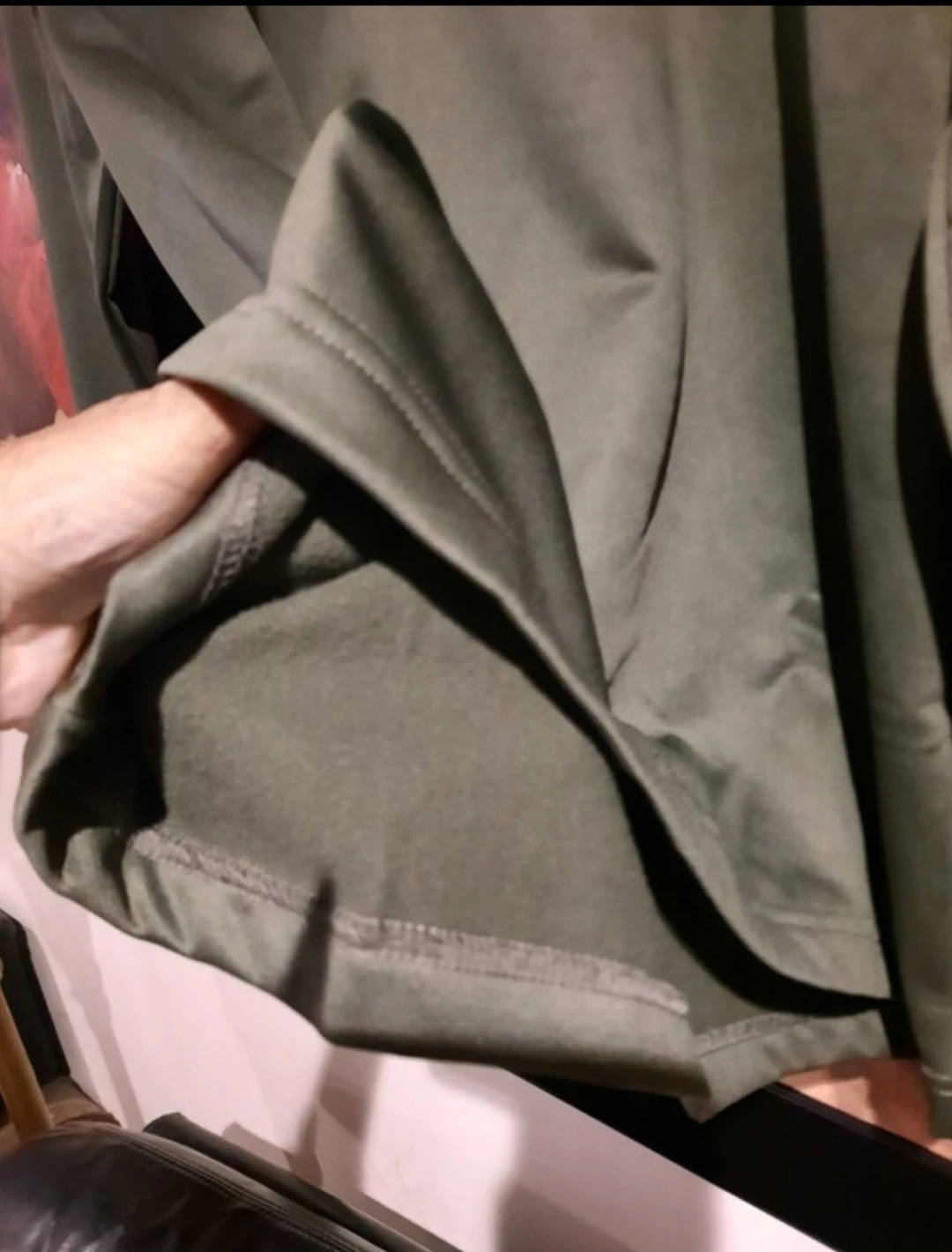 Men's Long Sleeve Shirt w/cellphone pocket on sleeve - photo 4