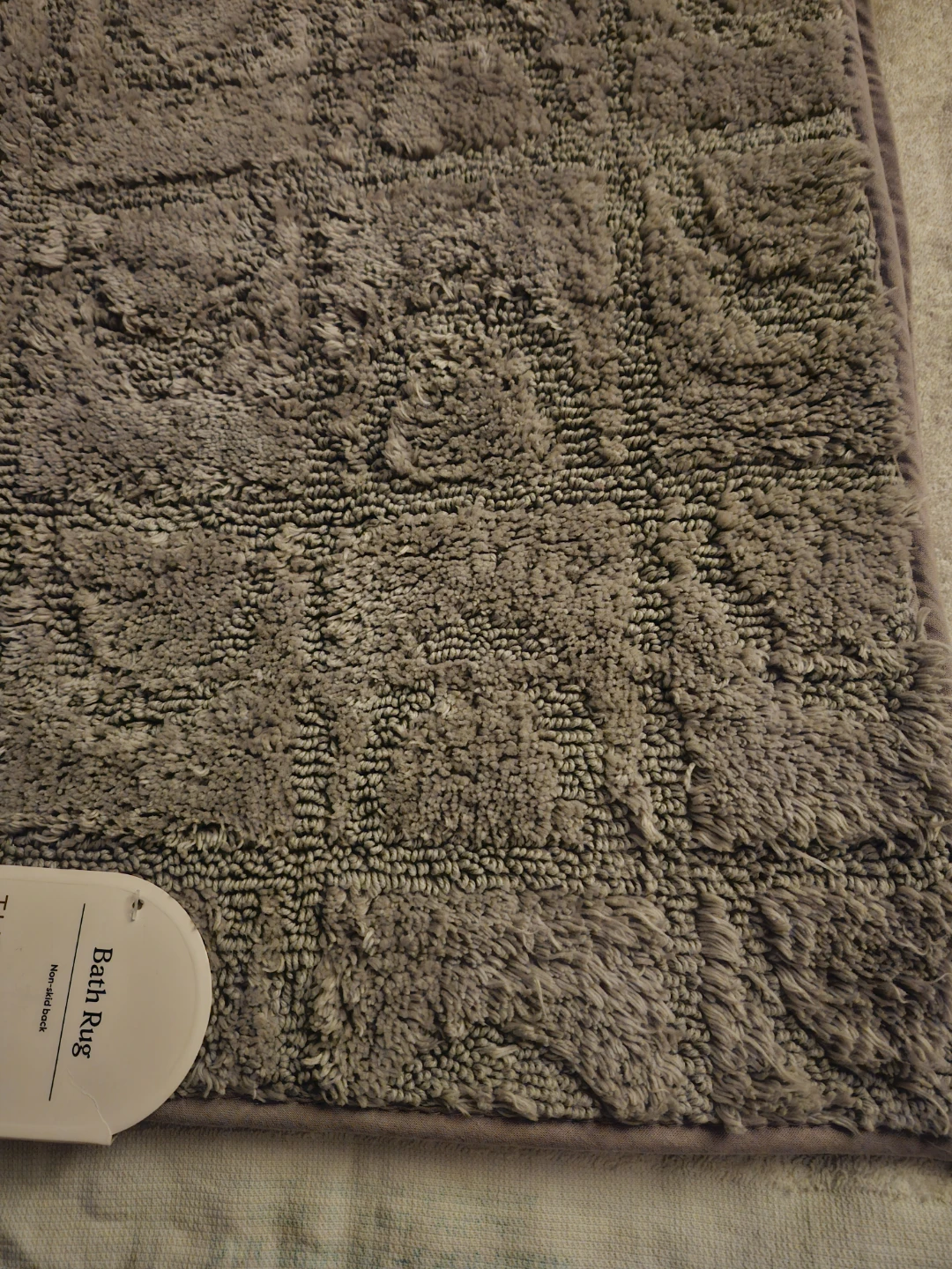 NEW Bath Rug 20 x 30" NON SKID BACK, ⚽️⚽️ GRAY - photo 4