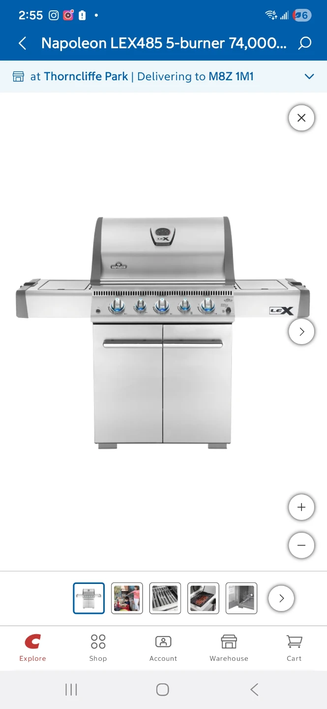 Napoleon LEX485 Natural Gas Grill