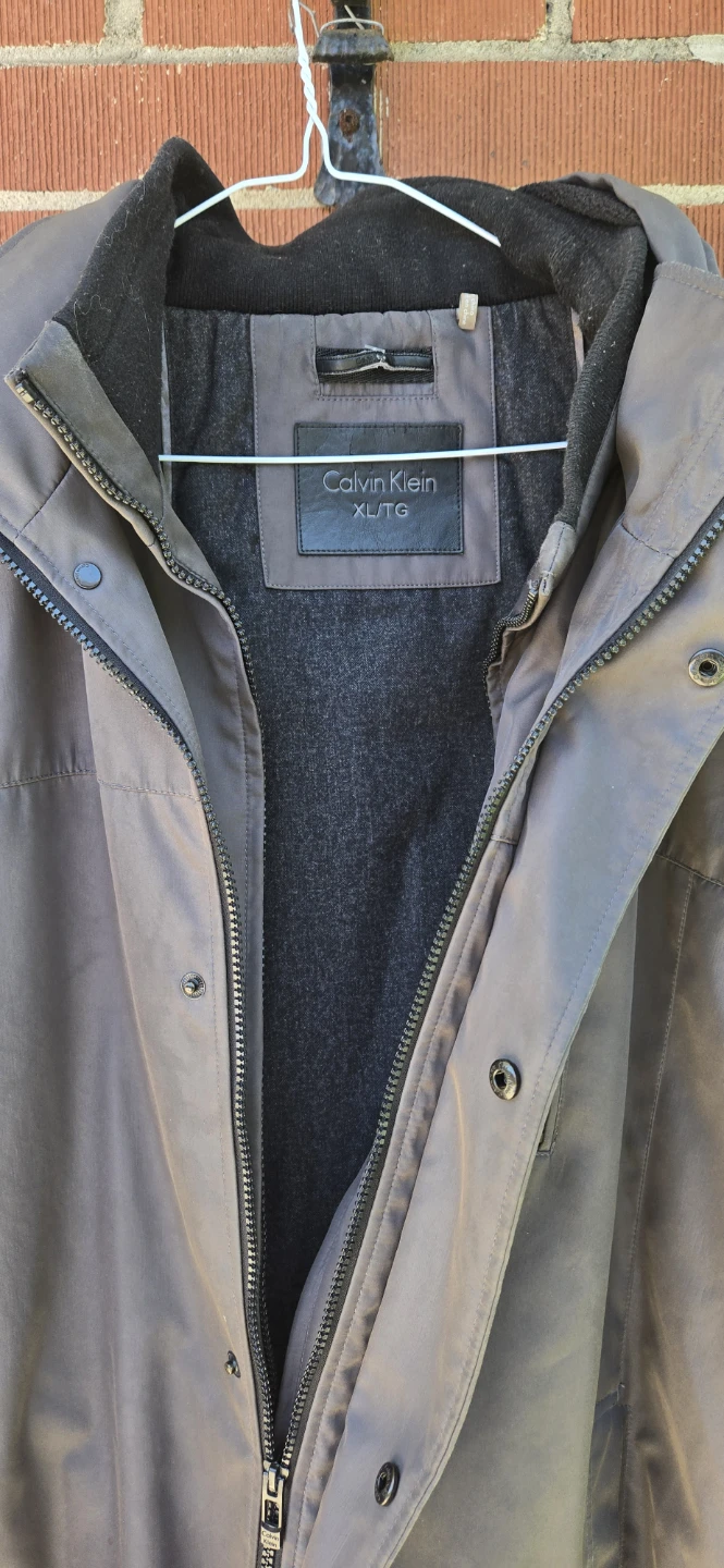 Calvin Klein Men's XL Grey Winter Jacket with Hood - photo 3