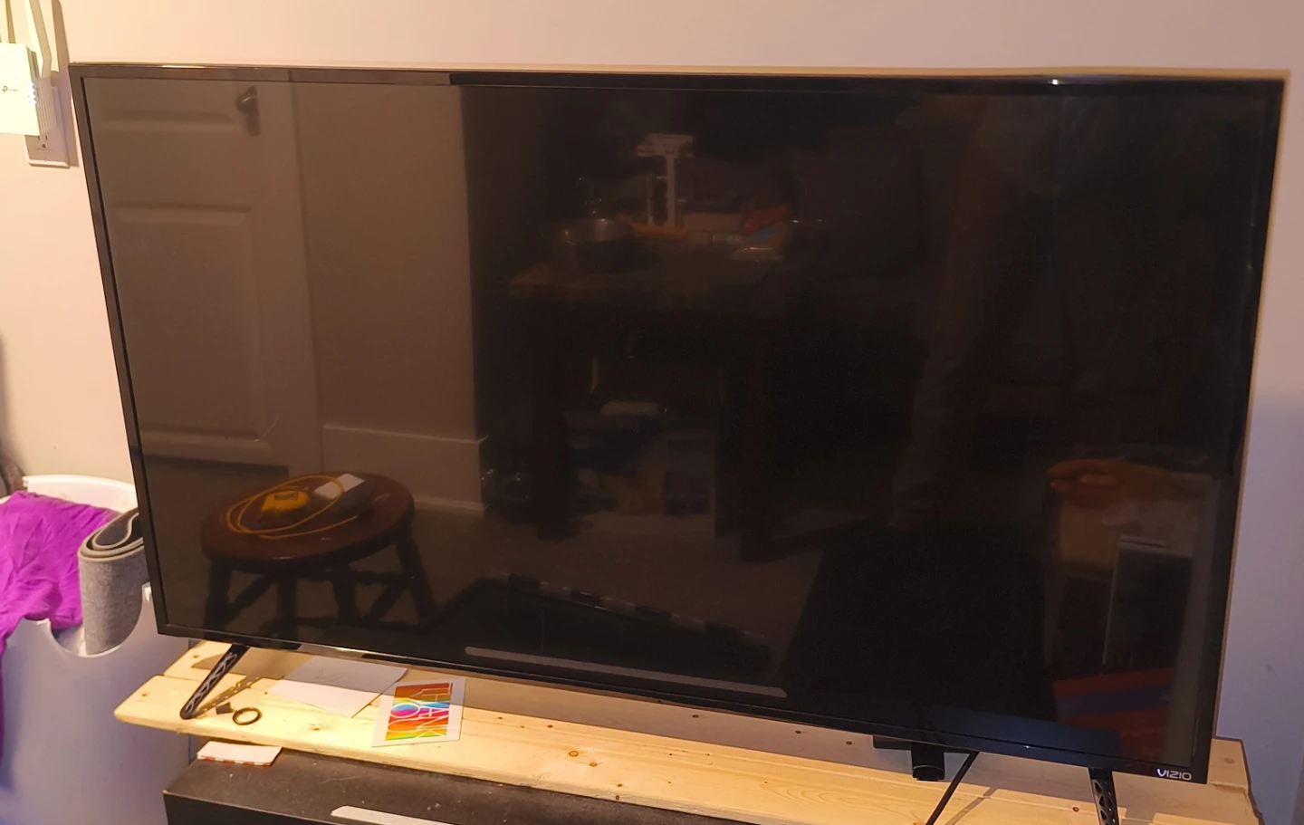 Vizio television 49 inch display