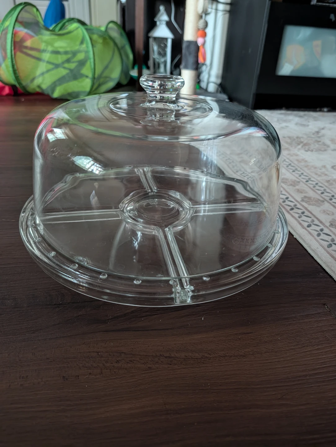 Luigi Bormioli Parma Glass Serving Platter with Dome - photo 4