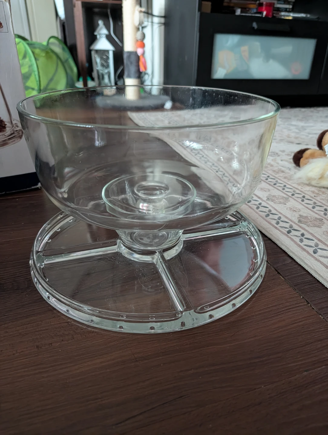 Luigi Bormioli Parma Glass Serving Platter with Dome - photo 5