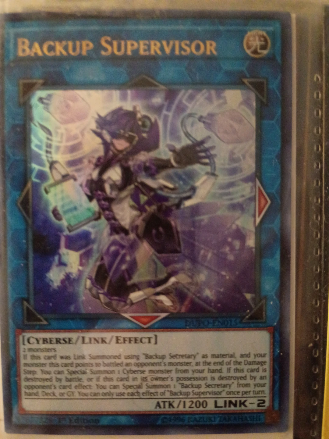 Yu-Gi-Oh! Backup Supervisor Card⚽