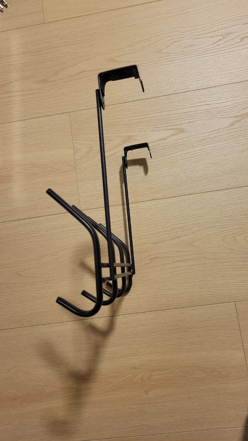 Black Metal Over-the-Door Hook Rack - photo 2