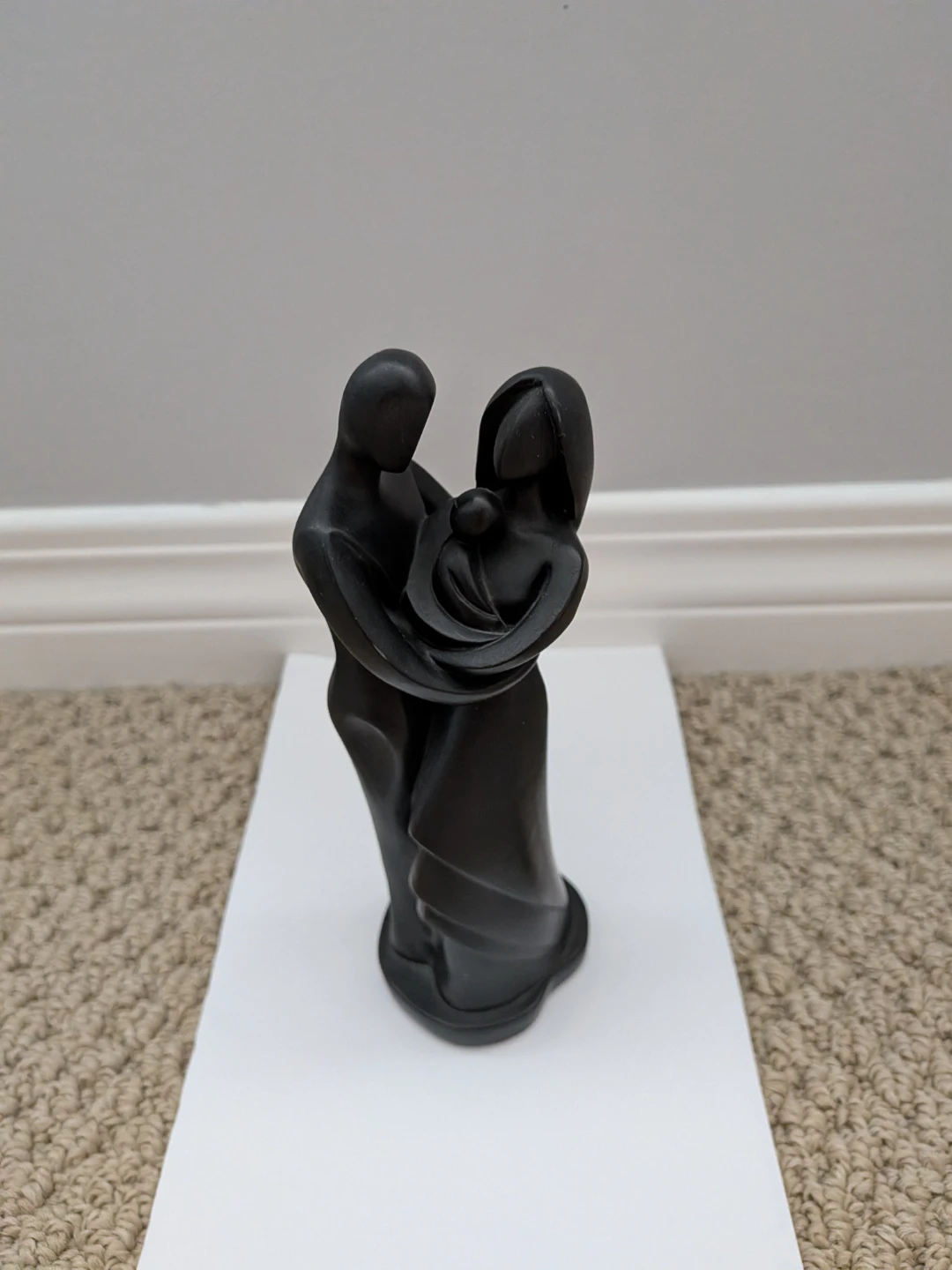Father Mother Child Statue - photo 2