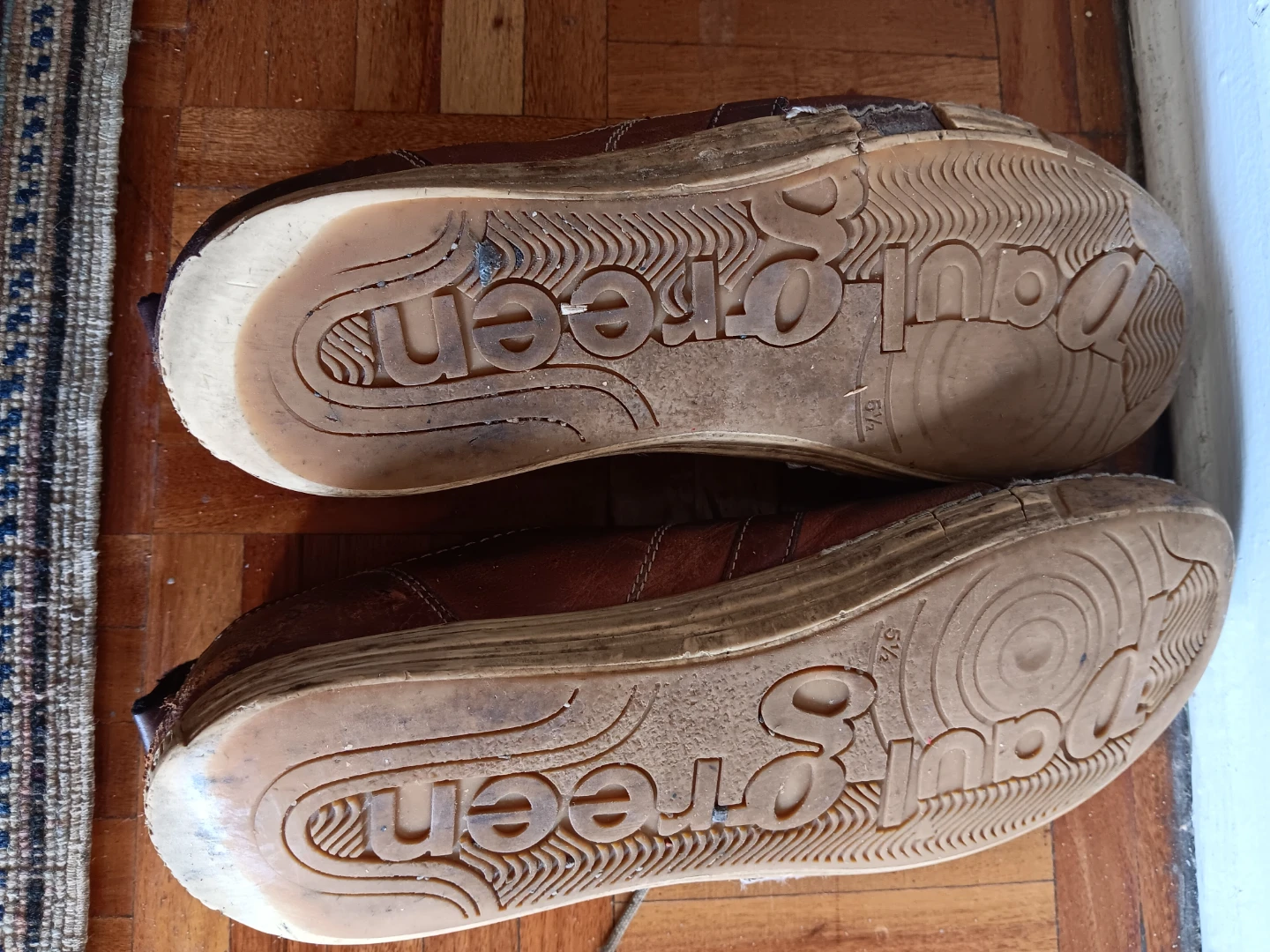 Paul Green Brown Leather Lace-Up Shoes - photo 2