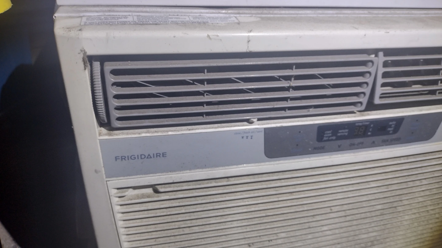 White Window Air Conditioner Unit - photo 2