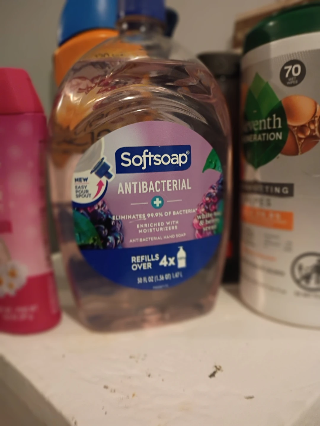 ⚽Softsoap Antibacterial Hand Soap White & Berry
