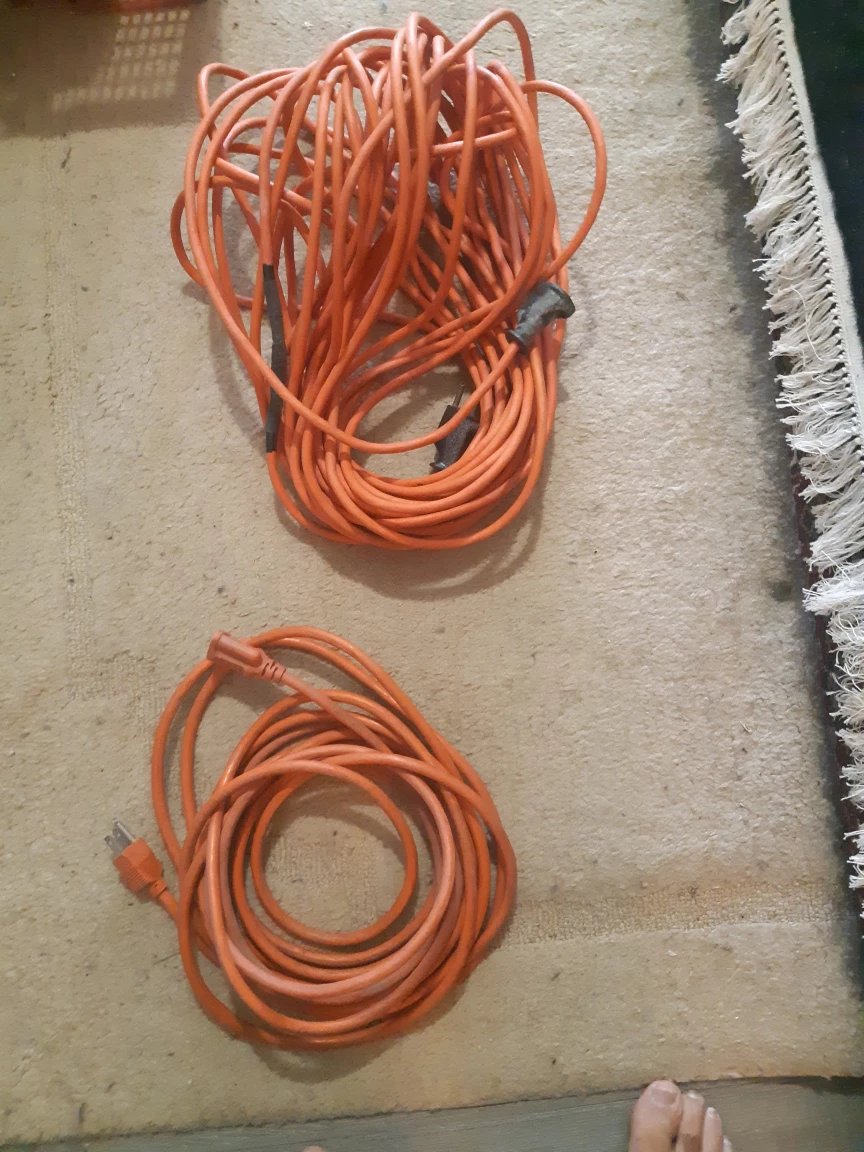 Orange Extension Cord