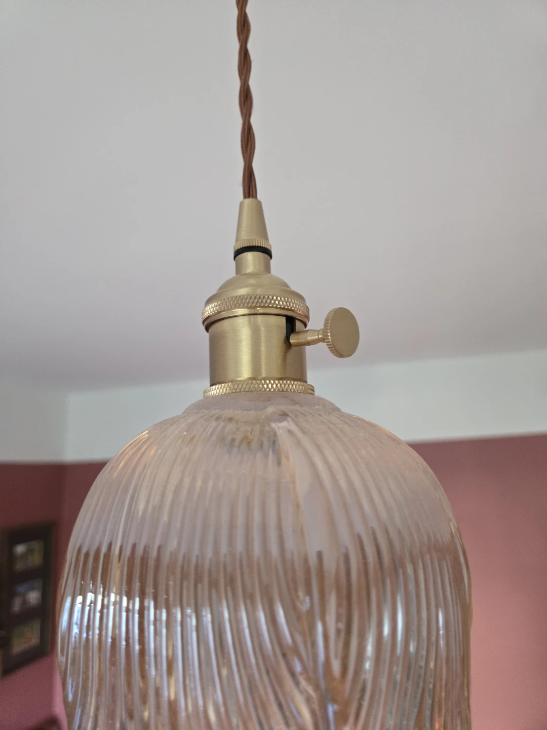 Glass Tulip Pendant Light Fixture - photo 5