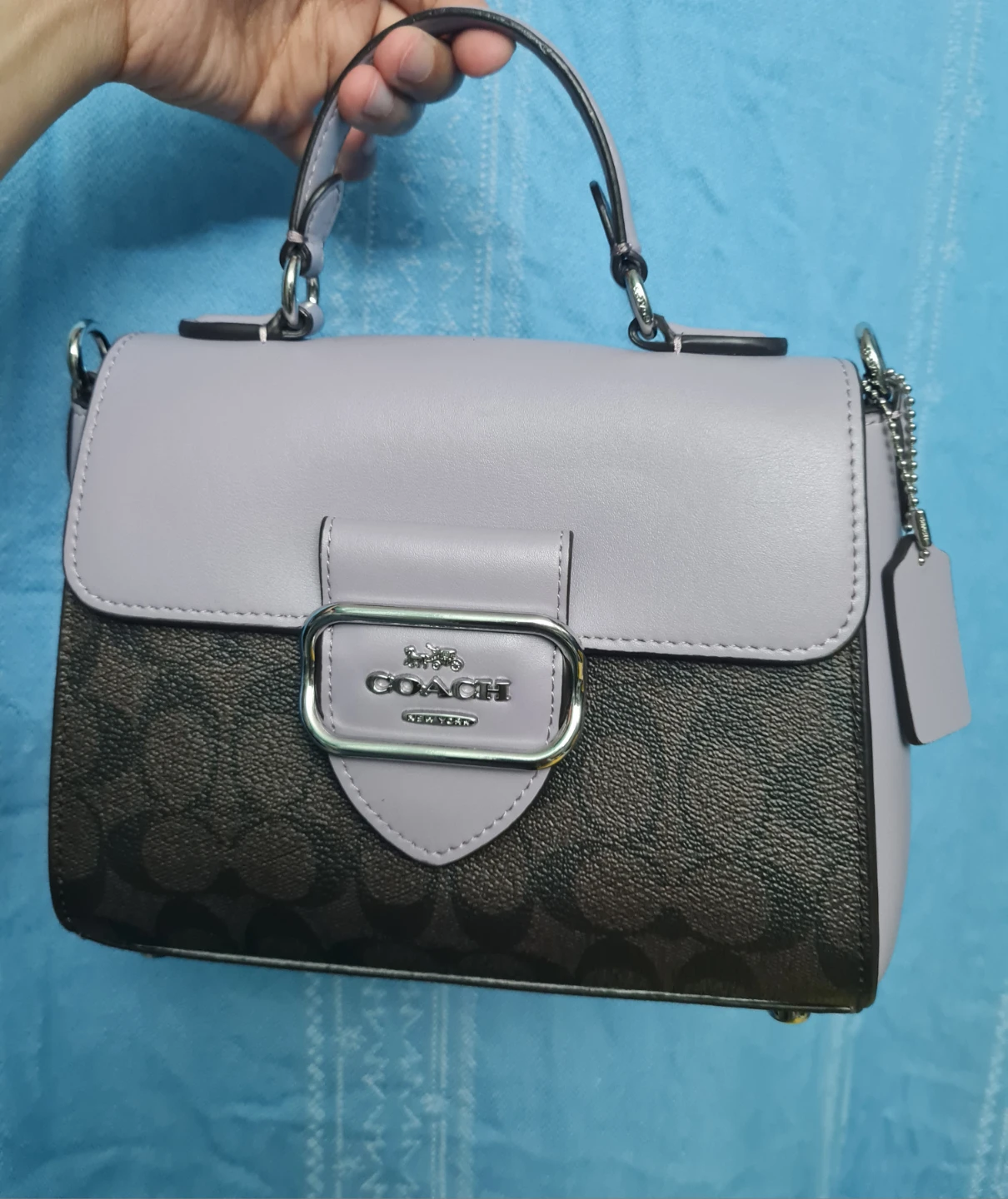 Coach morgan Shoulder Bag  in Light Purple