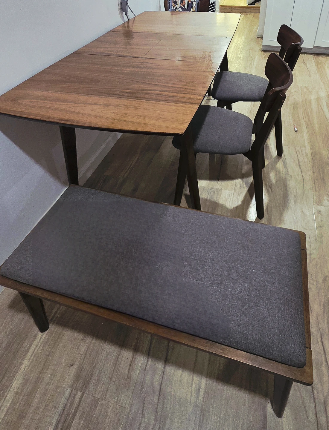 Meneses Butterfly Dining Set Natural Walnut (Astoria)