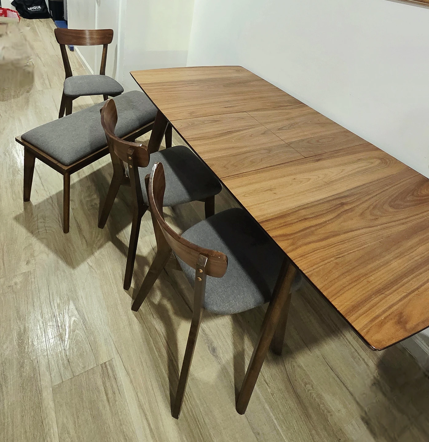 Meneses Butterfly Dining Set Natural Walnut (Astoria) - photo 4
