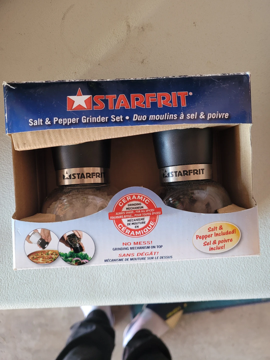 Starfrit Salt & Pepper Grinder Set