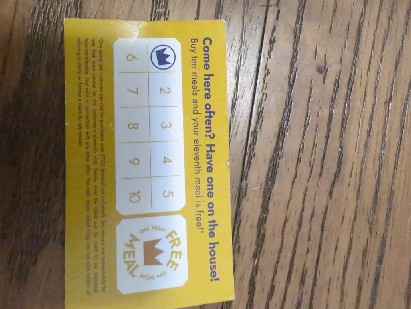 Salad King Chili Lovers Club Card #free - photo 2