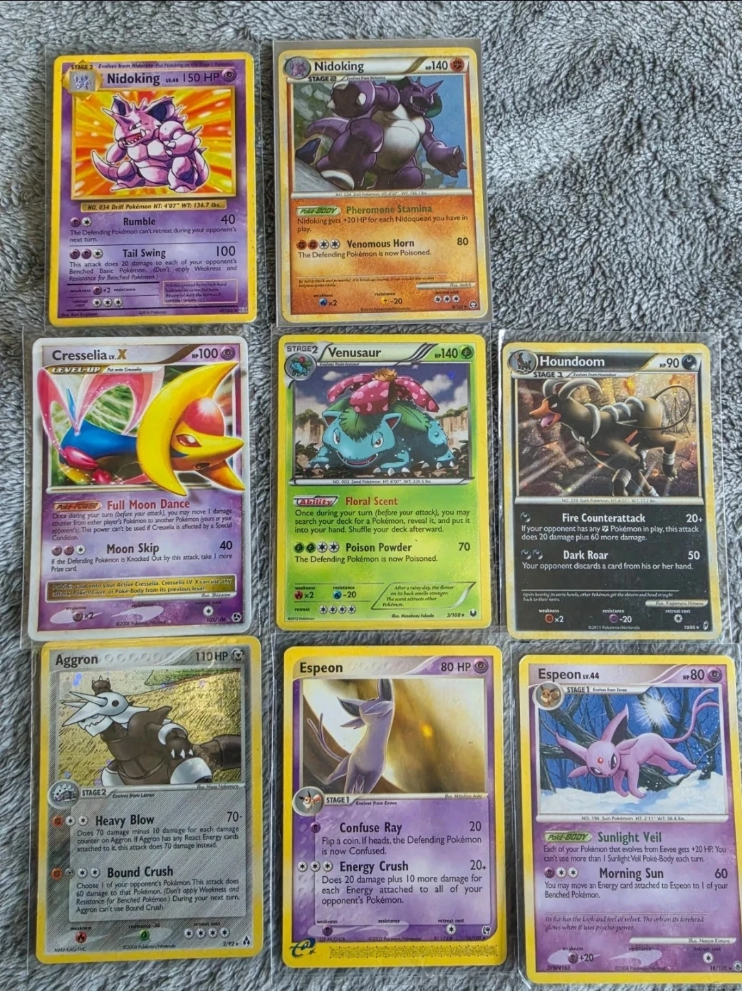 Assorted Pokemon Cards lot of 22 pieces ready to be certified
