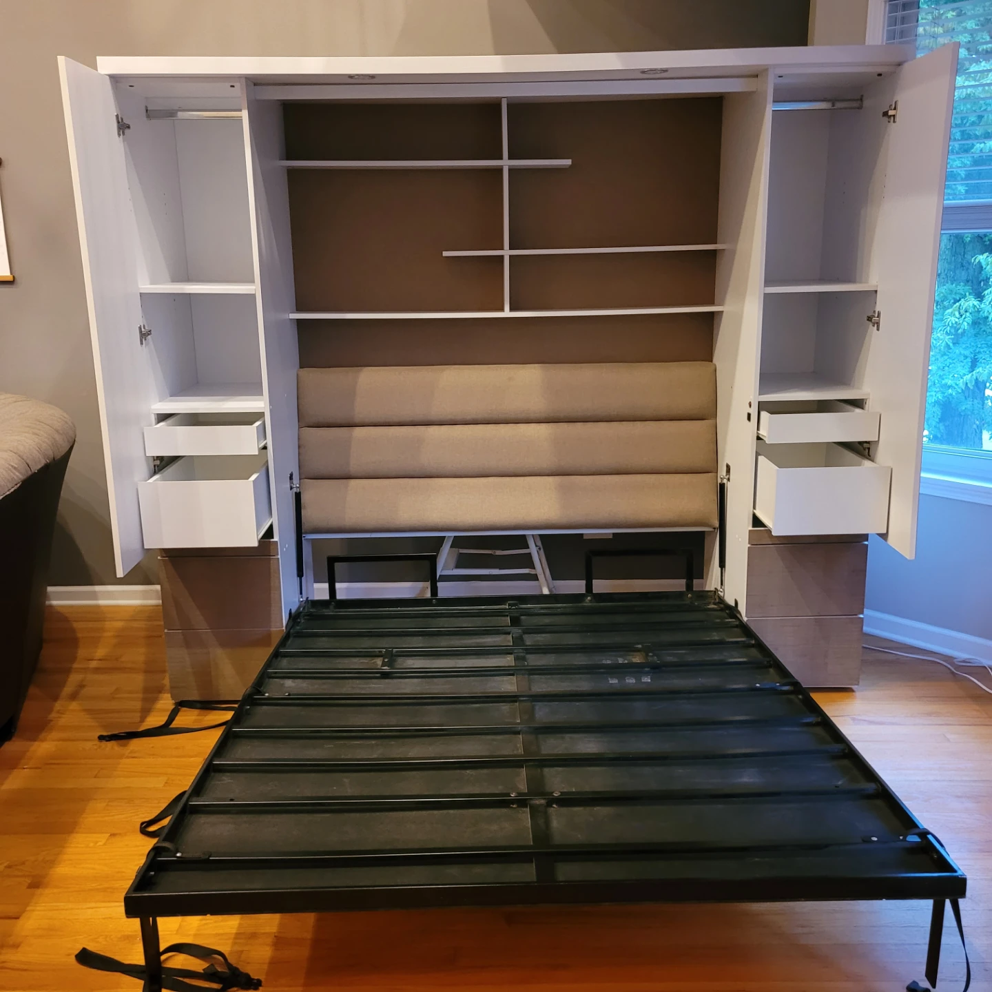 Murphy Bed with Desk and Shelves - photo 5