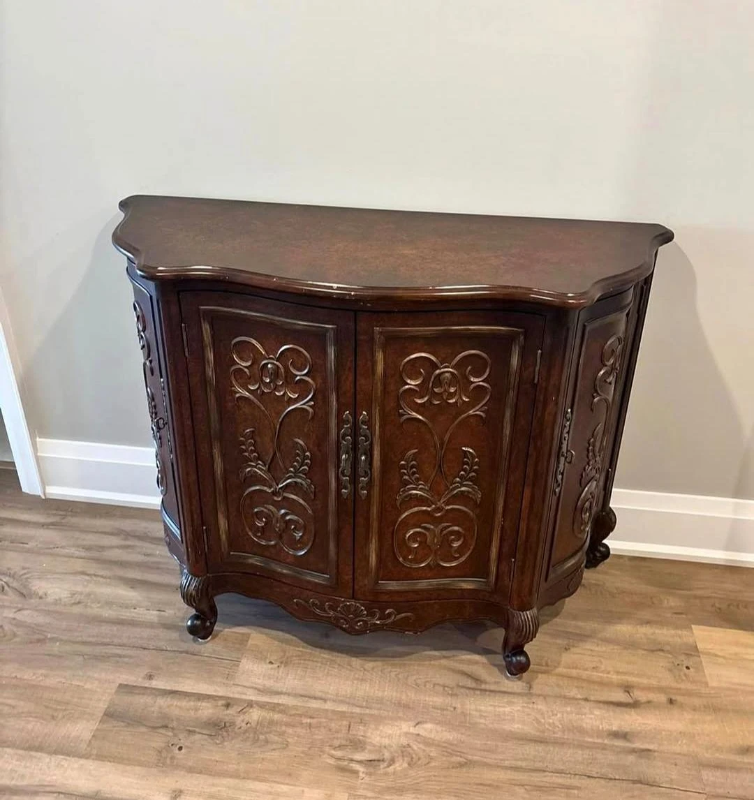 Antique Style Wood Cabinet