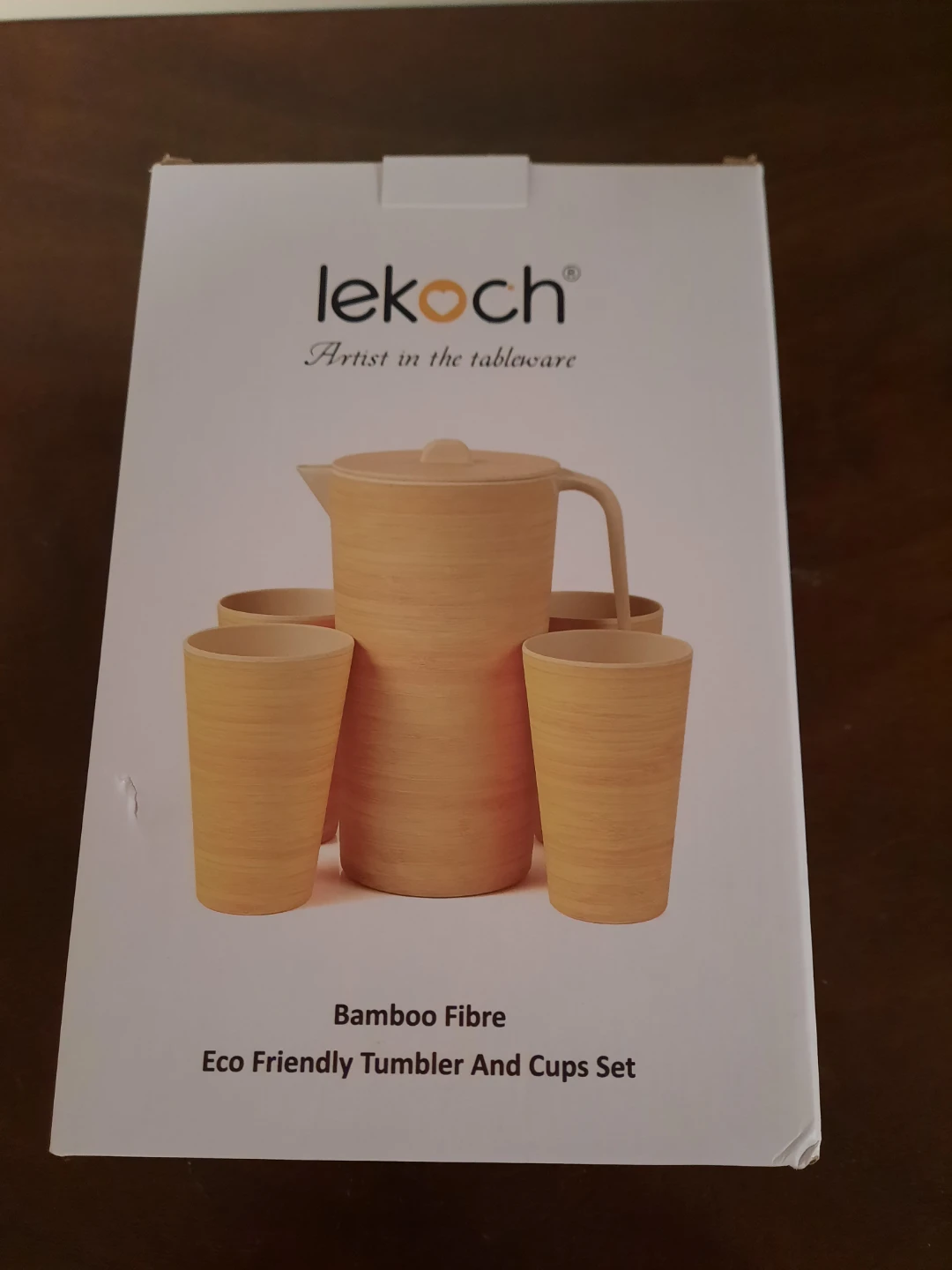 Bamboo Fibre Tumbler and Cups Set