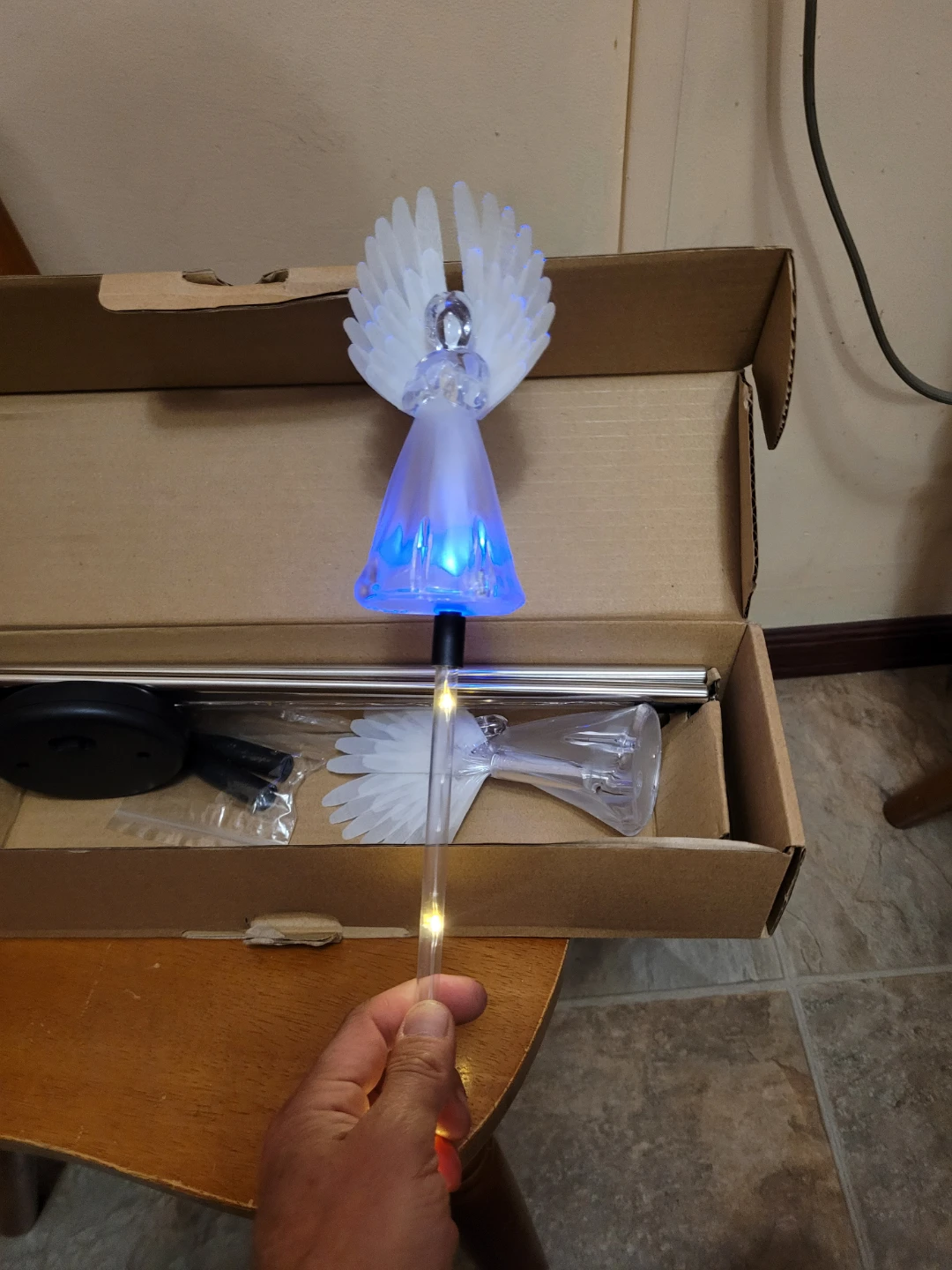 Solar Angel Garden Stake Light - photo 3