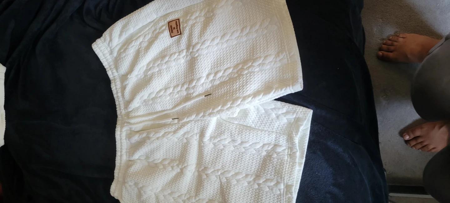 White Textured Short Set - photo 2