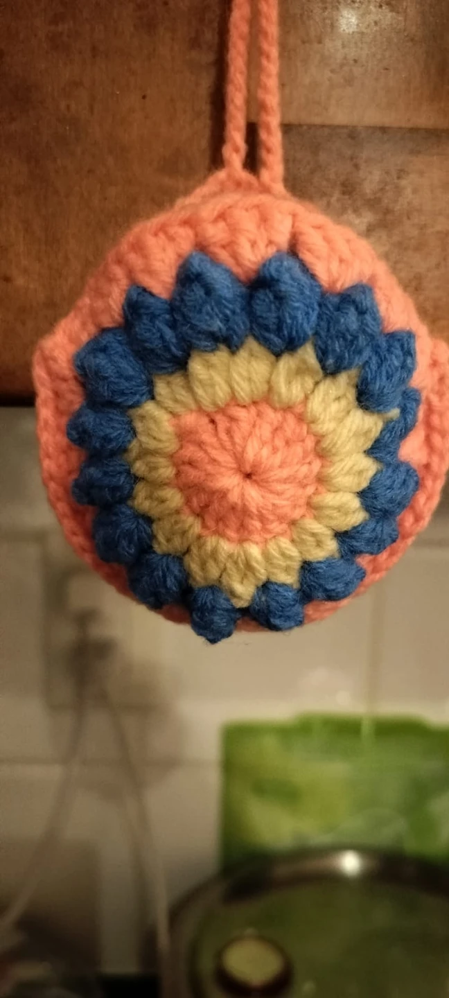 Crocheted Flower Pouch for Wireless Earbuds - photo 4