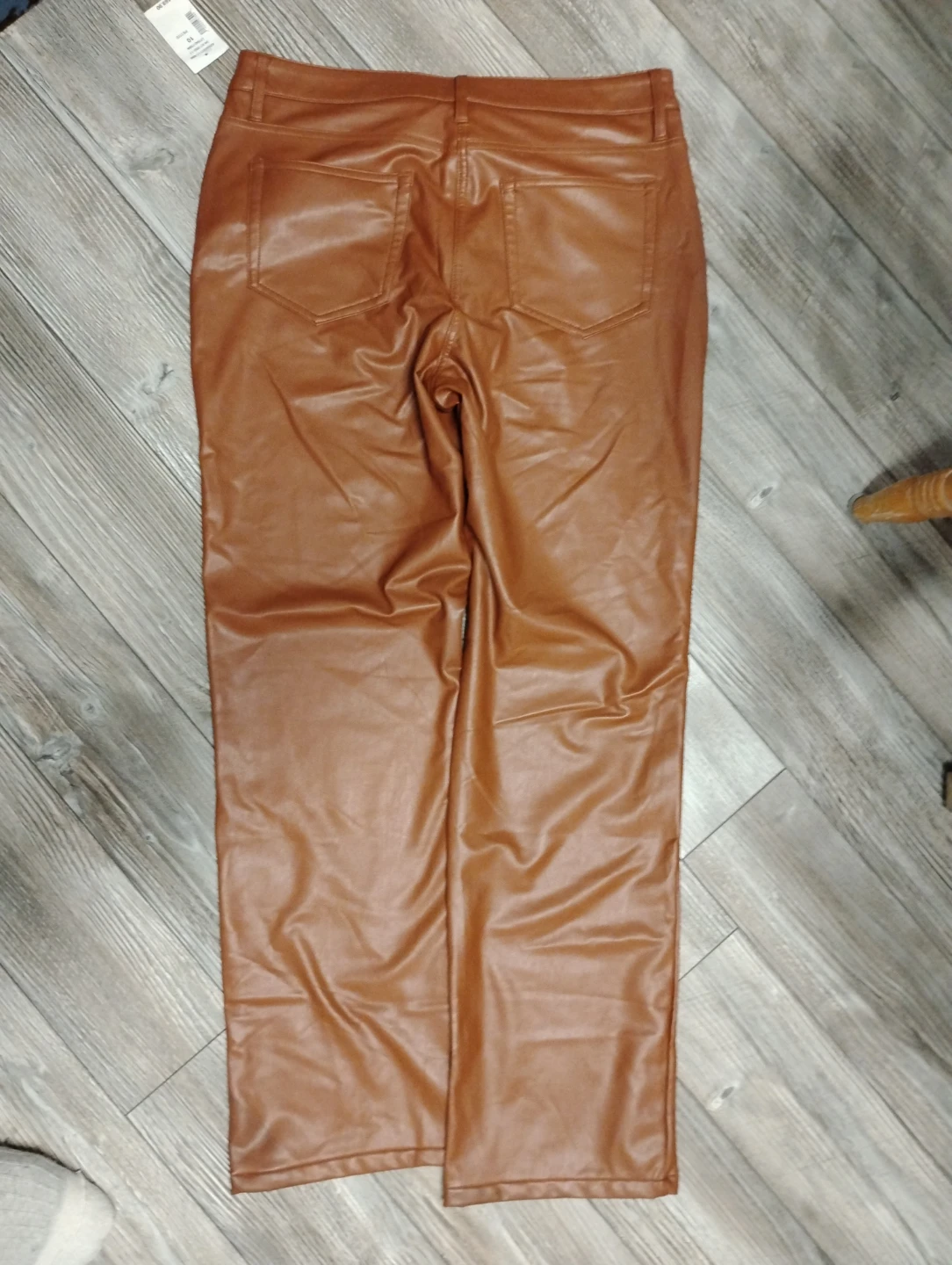 Cleo Petites Faux Leather Pants Size 10 Petite - photo 3